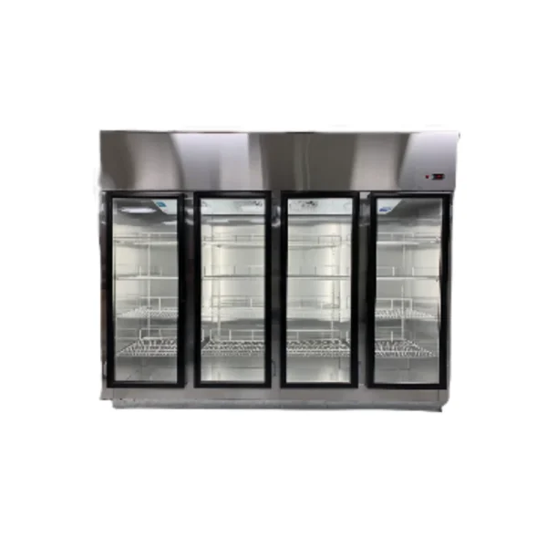 Visual Cooler Congelación 4 Puertas - VCCINOX4PV