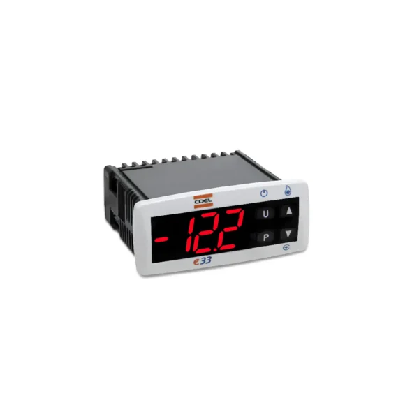 CONTROLADOR DIGITAL DE TEMPERATURA COEL E33-115V 0 220V 2 SONDA (CONGELACION)