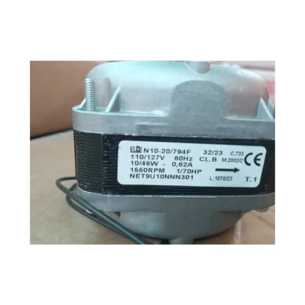 MOTOR VENTILADOR ELCO 10W 110V - Imagen 2