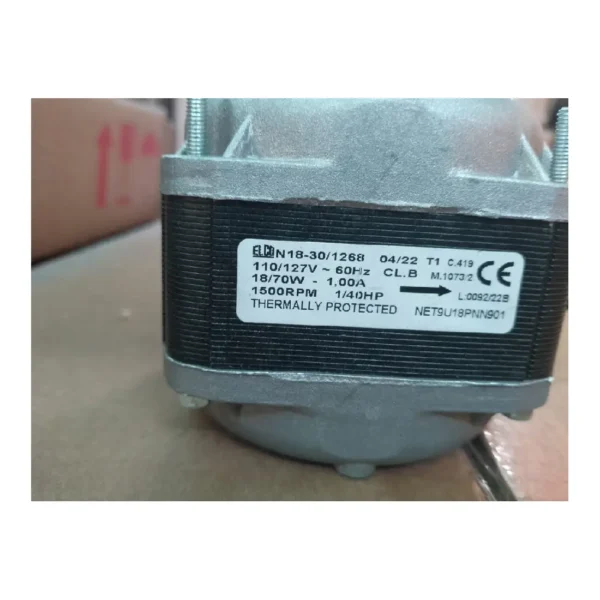 MOTOR VENTILADOR ELCO 18W 110V - Imagen 2