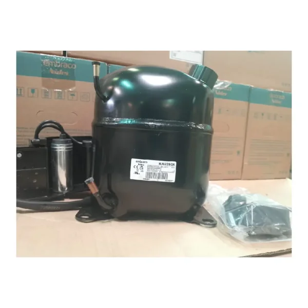 COMPRESOR HERMETICO EMBRACO 1 +HP NJ9226GK R404A 220V