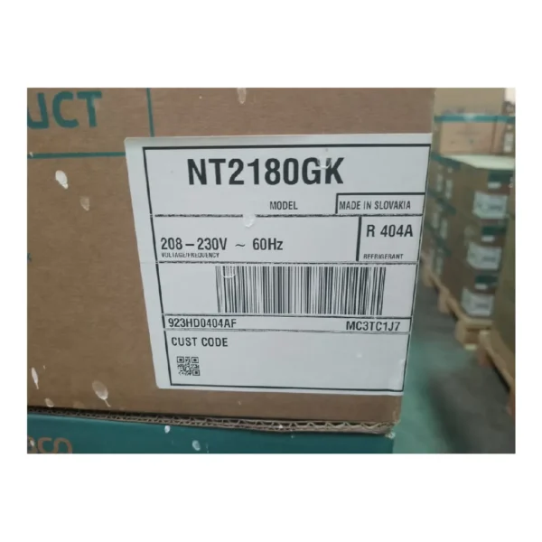 COMPRESOR HERMETICO EMBRACO 1HP NT2180GK R404 110 O 220V - Imagen 2